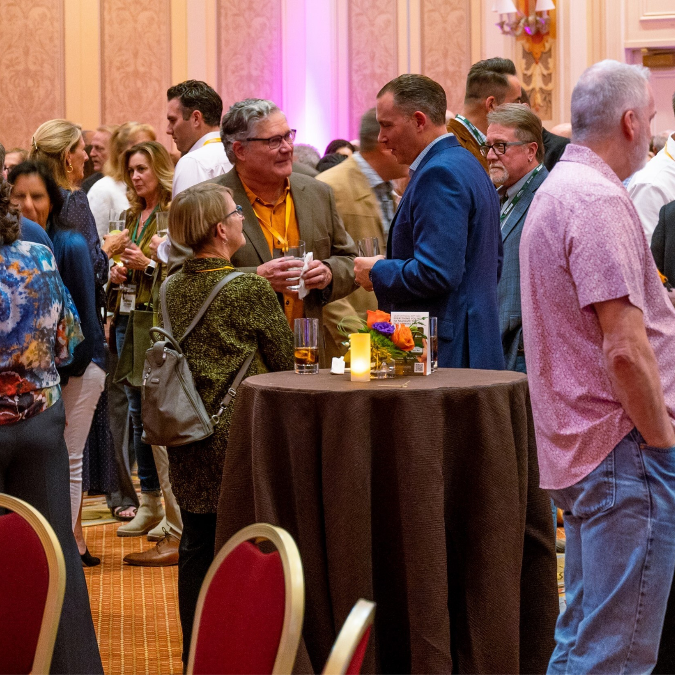 People gathering at the Western Growers Annual Meeting